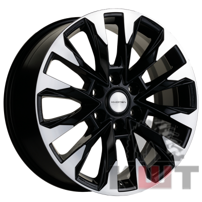 7,5х18  6/139,7  ЕТ25 d106,1   Khomen Wheels  KHW1805 (LC Prado) Black-FP 